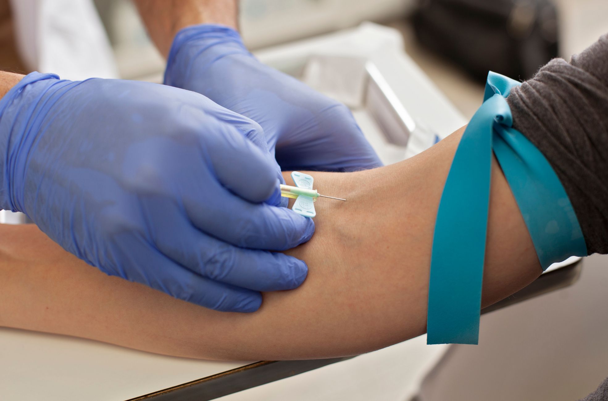 Patient Receiving Blood Test