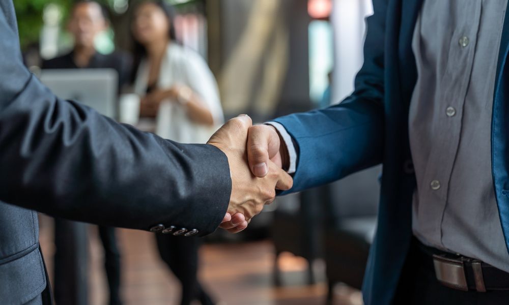 Two Men Shaking Hands