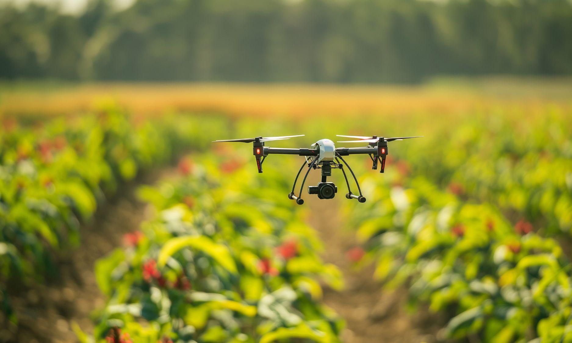 Drone Being Used For Agritech